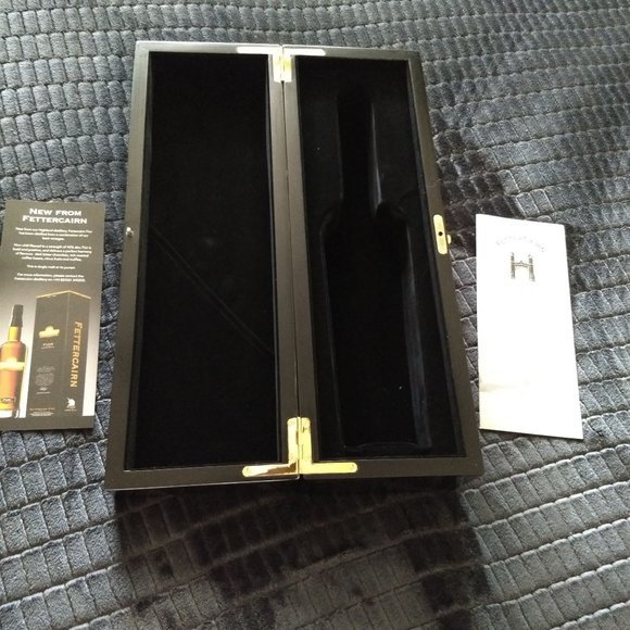 RARE Vintage Fettercairn scotch whisky lacquer box - Picture 2 of 9